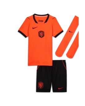 Billige Fotballdrakt Nederland Replika Hjemmedraktsett Barn VM 2026 Kortermet (med bukser)